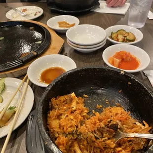 Stone pot bibimbap