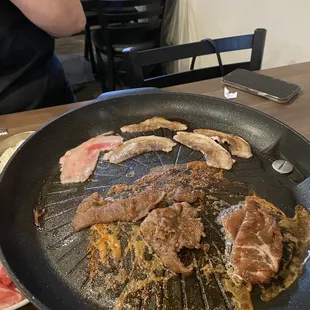 Pork belly and Bulgogi
