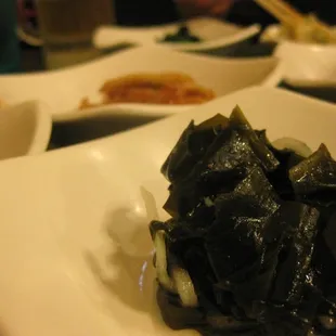 Assortment of banchan (all of which are made from scratch)