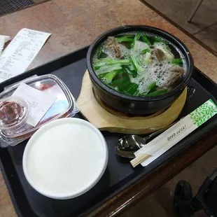 Beef Bone Cabbage Soup