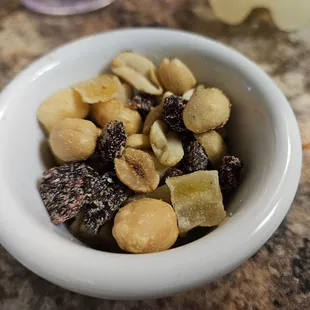 Complimentary nuts