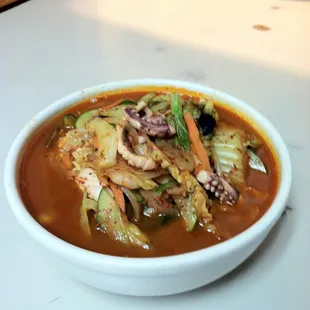 Spicy Seafood Noodle Soup