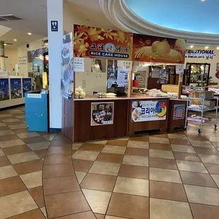 the inside of the store