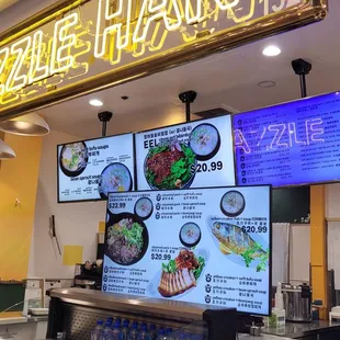 Dazzle Han menu