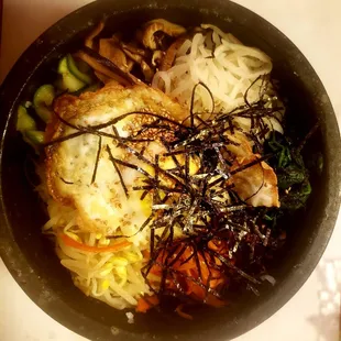 Beef Hot Stone Rice Bowl