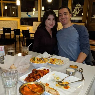 We absolutely love this place! Their food is consistently good and excellent service (they helped us take this picture)!