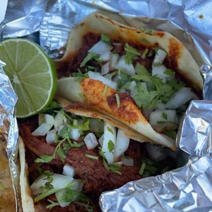 Birria tacos