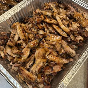 a variety of food items