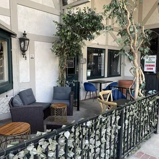 Outdoor seating