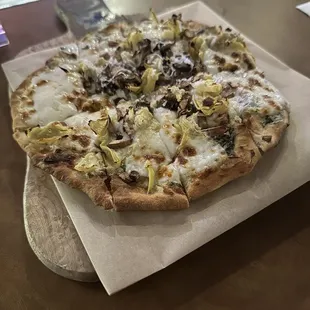 Spinach and Artichoke Flatbread