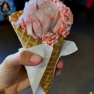 Peppermint ice cream