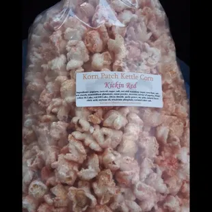 a bag of korn patch kettle corn