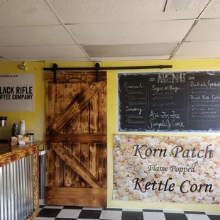 the front of the restaurant