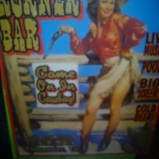 a woman in a cowboy outfit