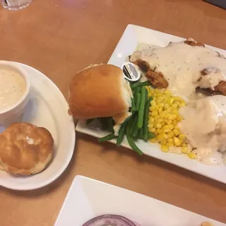 Chicken Fried Chicken Dinner