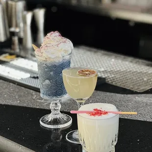 Unique cocktails - the ube one is super tasty | IG: @pimchanyum