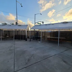 More tent seating in front - 9/2023