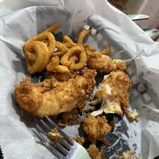 Chicken strip kids meal