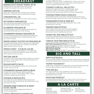 Menu (front)