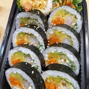 Shrimp kimbap