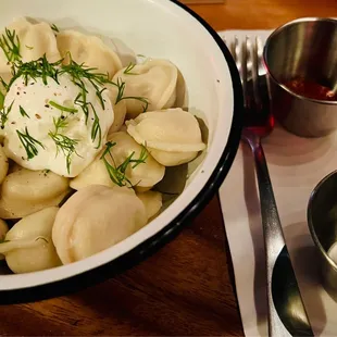 Meat dumplings (pelmeni)