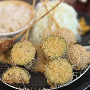 Fried skewer combo meal