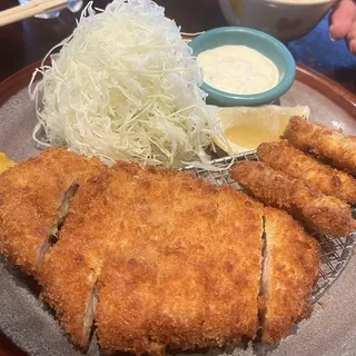 Ebi Fry and Pork Filet Bento