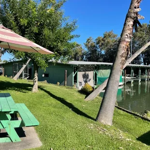 Picnic tables availble for our berth tenants.