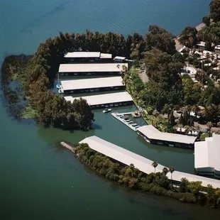 Aerial view of Korth's Harbor