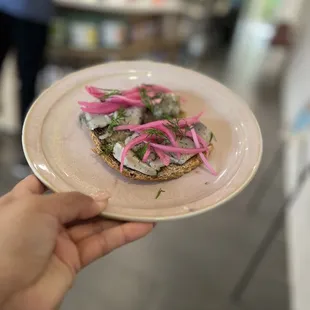Pickled Herring Toast