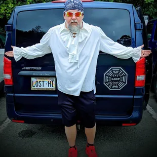 I'm standing near a van... DOWN BY THE RIVER