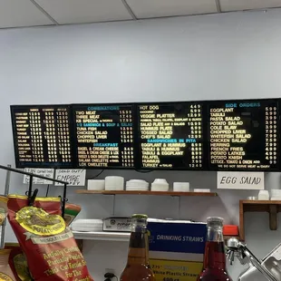 Menu - as of 7/13/23