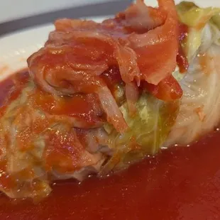 Sweet and Sour Cabbage Roll