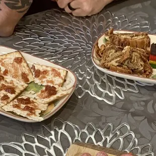 Salt &amp; pepper Matzo with a mixed berry jam that we purchase here. Also cinnamon babka and rainbow cookies!