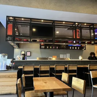 the interior of a restaurant
