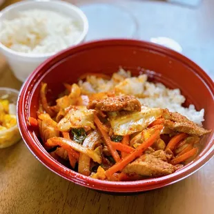 a variety of dishes