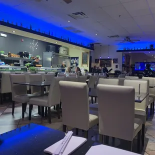 Inside the restaurant