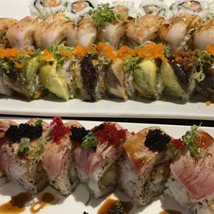 Tuna Ninja Roll Scallop, Ninja Roll, Dragon Roll