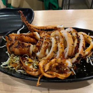 Grilled Whole Squid