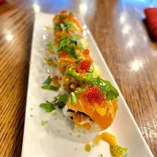 Salmon in&amp;out roll