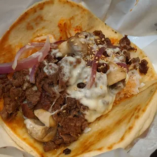 Bulgogi Pita Sandwich