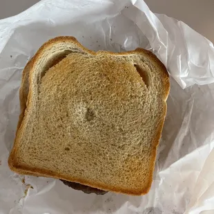 I asked for a patty melt...this ain't no damn patty melt