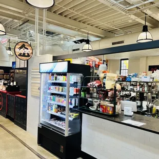 the inside of a grocery store