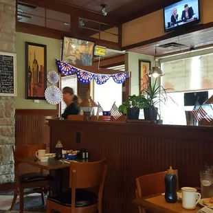 The view from our table