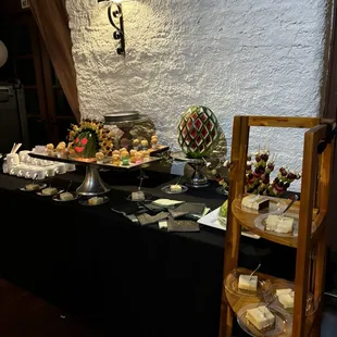 Kosta curries lovely food set-up