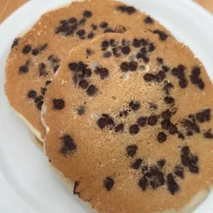 Chocolate chip pancakes