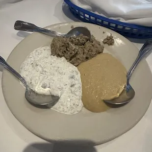 Eggplant Dip Hummus Tzatziki