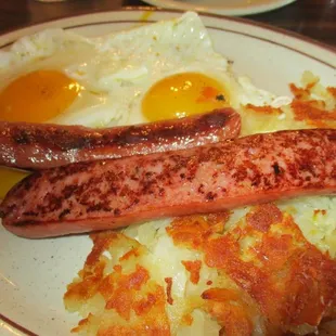 polish sausage breakfast