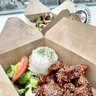 Sweet and spicy chicken. @_emwong_