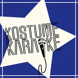 a microphone with a star in the background